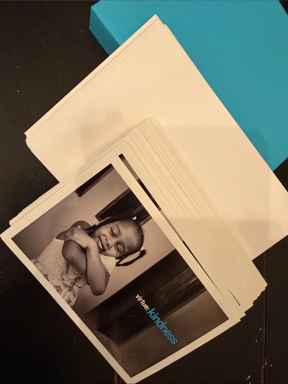 Virtue NoteCards: Kindness Service Community Empowerment Joy Respect Generosity